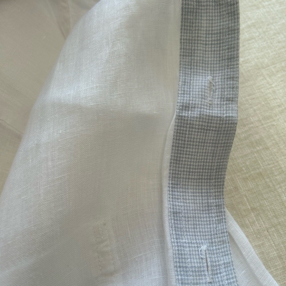 Raffi Crisp White 100% linen Long Sleeve Shirt. Excellent condition;) - Picture 10 of 13